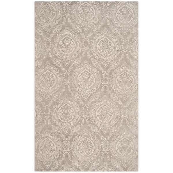 Safavieh Marbella Hand Woven Medium Rectangular Area Rug Taupe & Ivory - 5 x 8 ft. MRB405E-5 - main